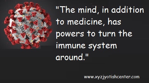 The Mind, in addition to medicine, has powers to turn the immune system around